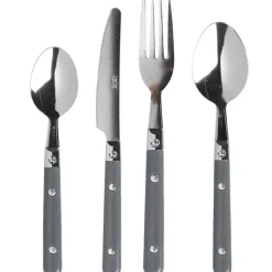 Gifi Ménagère 16 pièces gris| Vaisselle Et Accessoires De Table