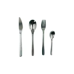 Gifi Ménagère 16 pièces inox gris| Vaisselle Et Accessoires De Table