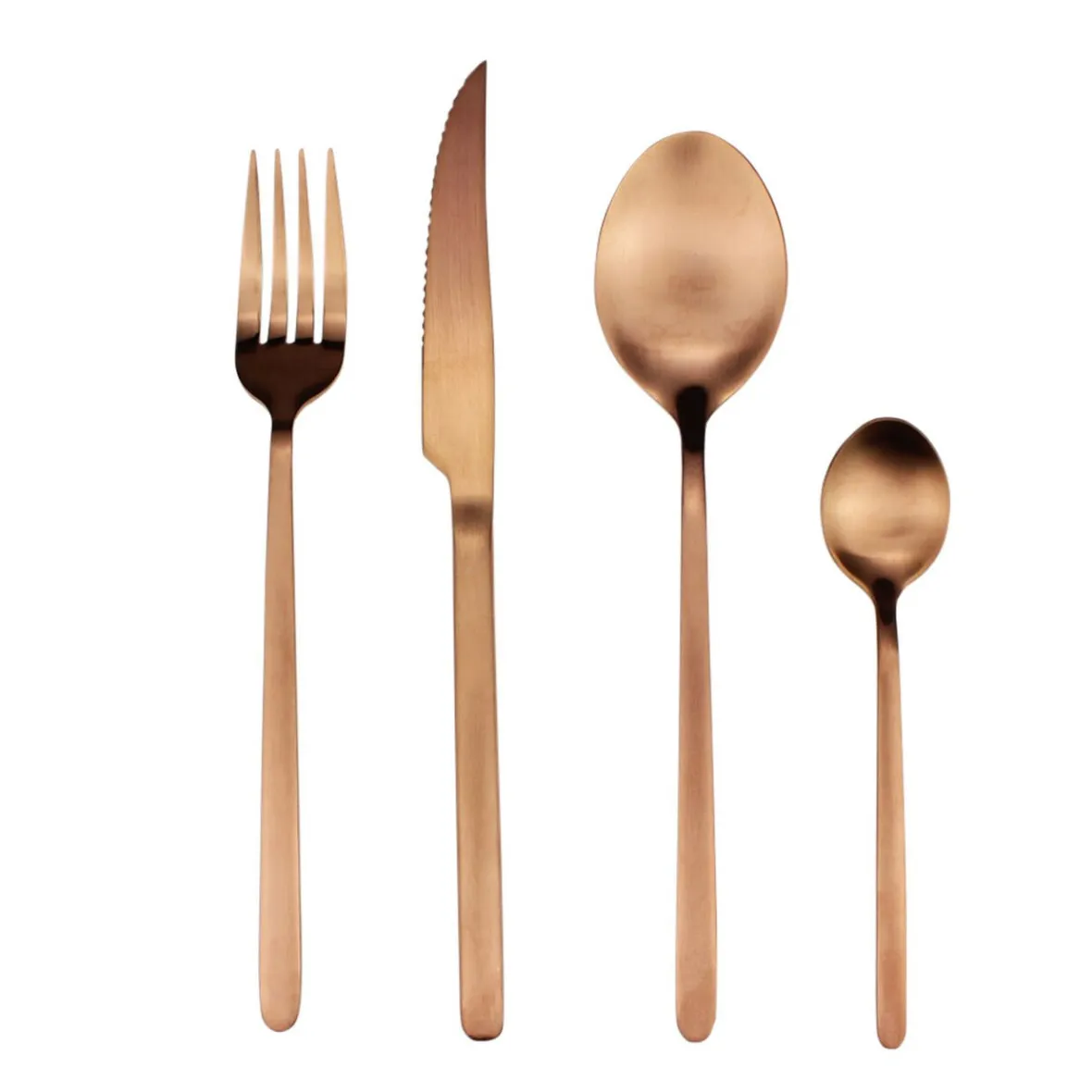 Vaisselle Et Accessoires De Table<Gifi Ménagère 16 pièces inox marron cuivré