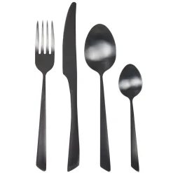 Vaisselle Et Accessoires De Table<Gifi Ménagère 24 pièces noir