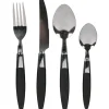 Gifi Ménagère 24 pièces noire| Vaisselle Et Accessoires De Table