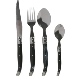 Vaisselle Et Accessoires De Table<Gifi Ménagère 24 pièces noire Muranu