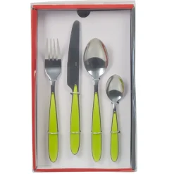 Gifi Ménagère 24 pièces vert| Vaisselle Et Accessoires De Table