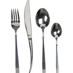 Gifi Ménagère hotelière inox argenté 16 pièces| Vaisselle Et Accessoires De Table