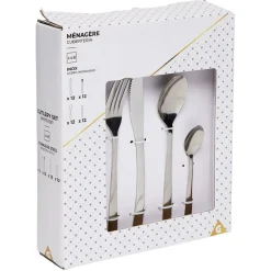 Vaisselle Et Accessoires De Table<Gifi Ménagère inox 12 personnes 48 pièces