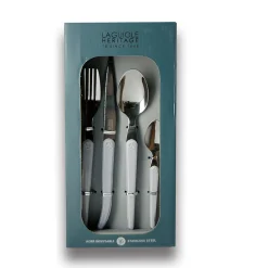 Gifi Ménagère Laguiole Evolution 16 pièces blanc| Vaisselle Et Accessoires De Table