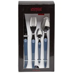 Gifi Ménagère Laguiole Evolution 16 pièces bleu| Vaisselle Et Accessoires De Table