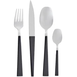 Vaisselle Et Accessoires De Table<Gifi Ménagère scandinave 24 pièces noir