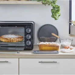 Cuisson<Gifi Moule à cake en verre avec couvercle gris