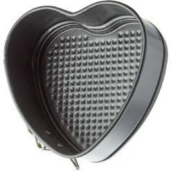 Cuisson<Gifi Moule à charnière en acier forme coeur