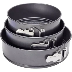 Cuisson<Gifi Moule à charnière en métal gris x3