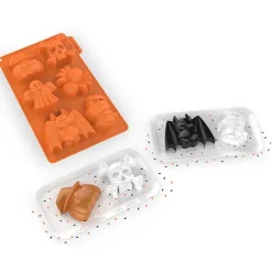 Cuisson<Gifi Moule 6 gateaux forme Halloween orange