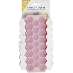Gifi Moule à glaçon silicone rose x37 - 20,8x12,8xH2,3cm| Vaisselle Et Accessoires De Table
