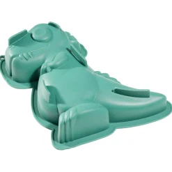 Cuisson<Gifi Moule à gâteau forme dinosaure Tyrex silicone vert 26x19xH5,5cm