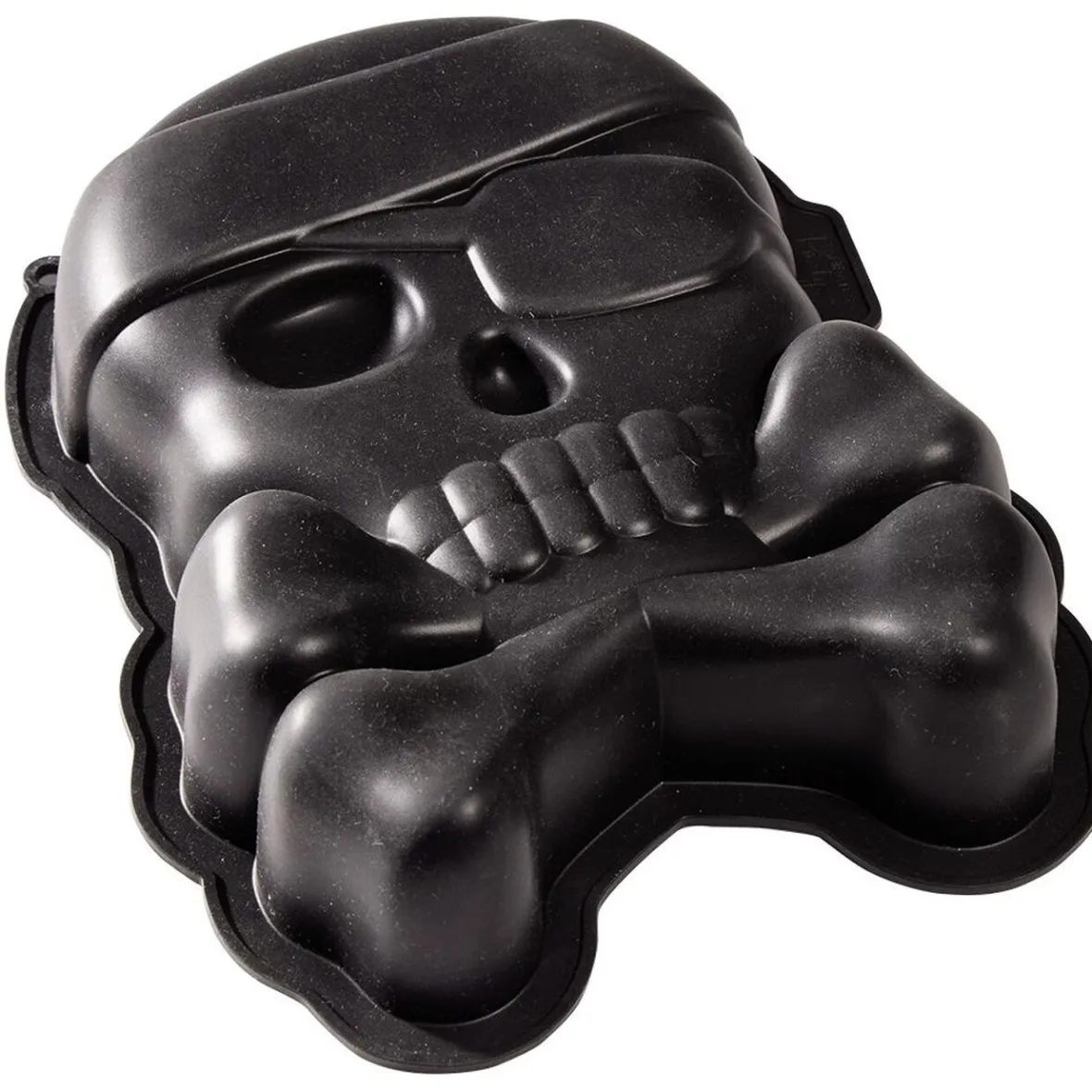 Cuisson<Gifi Moule à gâteau forme pirate silicone 26x19xH5,5cm