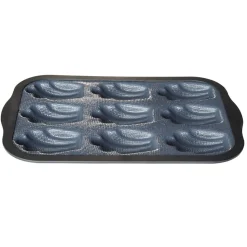 Cuisson<Gifi Moule à madeleines gris et noir x9