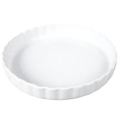 Cuisson<Gifi Moule à tarte en céramique blanc