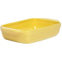 Cuisson<Gifi Moule à tarte gris avec plat rectangulaire jaune