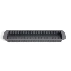 Cuisson<Gifi Moule à tarte rétractable acier perforé noir 35x11xH2,5cm