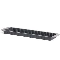 Cuisson<Gifi Moule à tarte rétractable acier perforé noir 35x11xH2,5cm