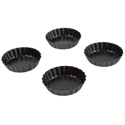 Cuisson<Gifi Moule à tartelette avec fond amovible x4