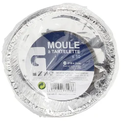 Cuisson<Gifi Moule à tartelette en aluminium diamètre 10cm par 10