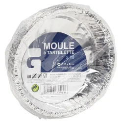 Cuisson<Gifi Moule à tartelette en aluminium diamètre 10cm par 10