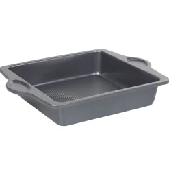 Cuisson<Gifi Moule carré métal fond texturé anti adhérent