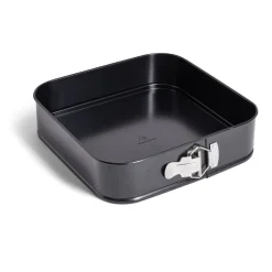 Cuisson<Gifi Moule charnière carré métal noir 26x26xH6,8cm
