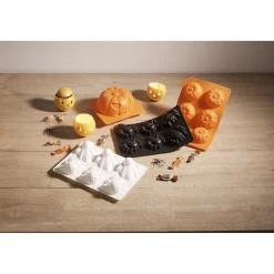 Cuisson<Gifi Moule en silicone 6 araignées 3D