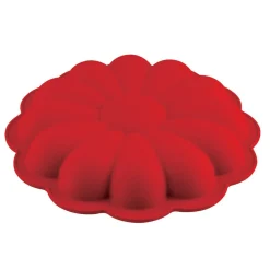 Cuisson<Gifi Moule en silicone 3D fleur rouge