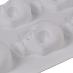 Cuisson<Gifi Moule en silicone tête de mort 3D x6