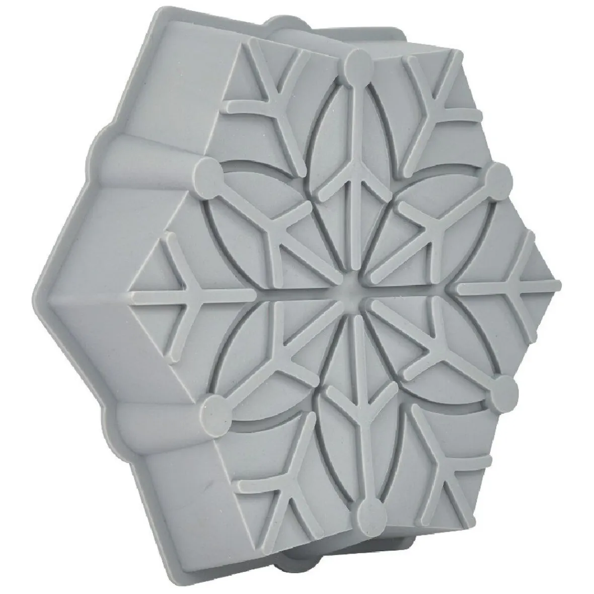 Cuisson<Gifi Moule flocon de neige gris