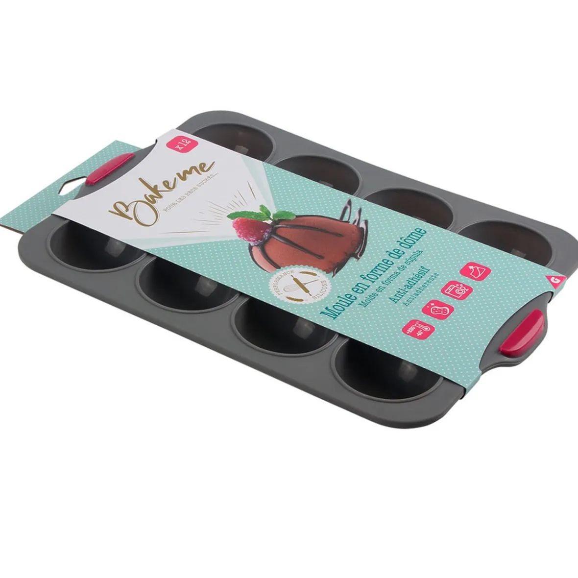 Cuisson<Gifi Moule forme dôme x12