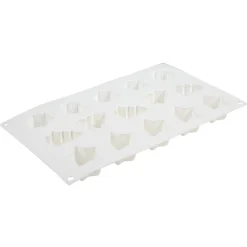 Cuisson<Gifi Moule silicone 15 empreintes forme sapin étoile flocon