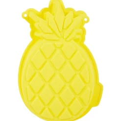 Cuisson<Gifi Moule silicone forme ananas jaune