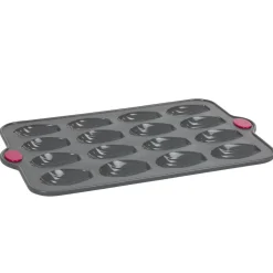 Cuisson<Gifi Moule silicone gris 16 madeleines