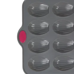 Cuisson<Gifi Moule silicone gris 16 madeleines