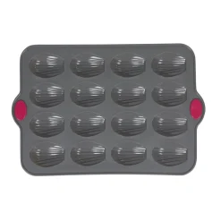 Cuisson<Gifi Moule silicone gris 16 madeleines