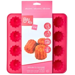 Cuisson<Gifi Moule silicone rose 16 cannelés