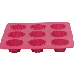 Cuisson<Gifi Moule silicone rose 9 minis brioches