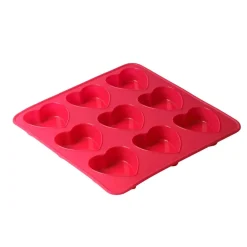 Cuisson<Gifi Moule silicone rose 9 mini coeurs