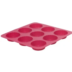 Cuisson<Gifi Moule silicone rose 9 tartelettes