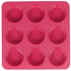 Cuisson<Gifi Moule silicone rose 9 tartelettes