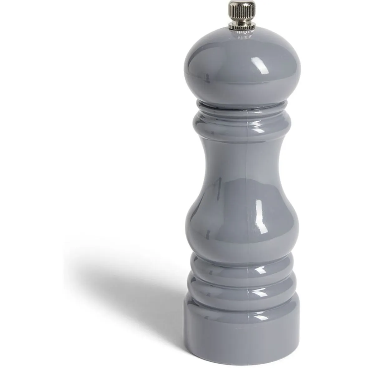 Gifi Moulin à poivre en plastique gris H17,5cm| Vaisselle Et Accessoires De Table
