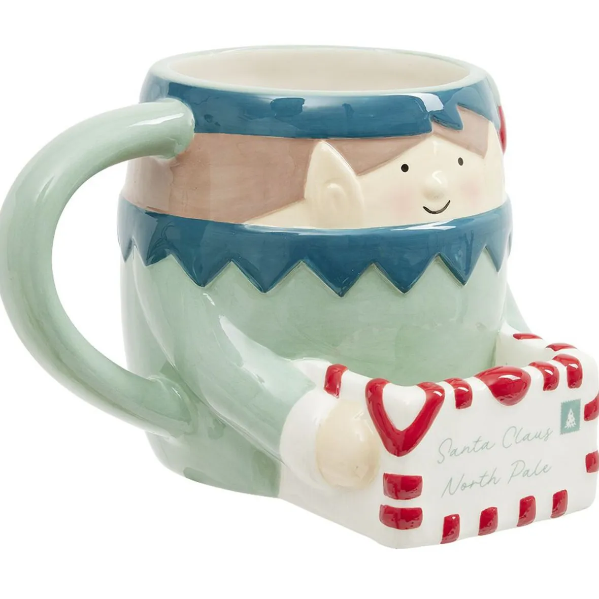 Gifi Mug à cookie lutin Pôle Nord 500ml| Vaisselle Et Accessoires De Table