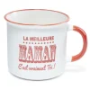 Gifi Mug à message en céramique| Vaisselle Et Accessoires De Table