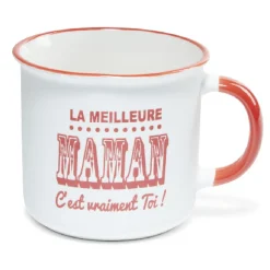 Gifi Mug à message en céramique| Vaisselle Et Accessoires De Table