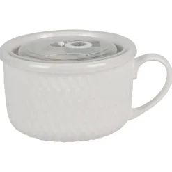 Gifi Mug à soupe et son couvercle| Vaisselle Et Accessoires De Table