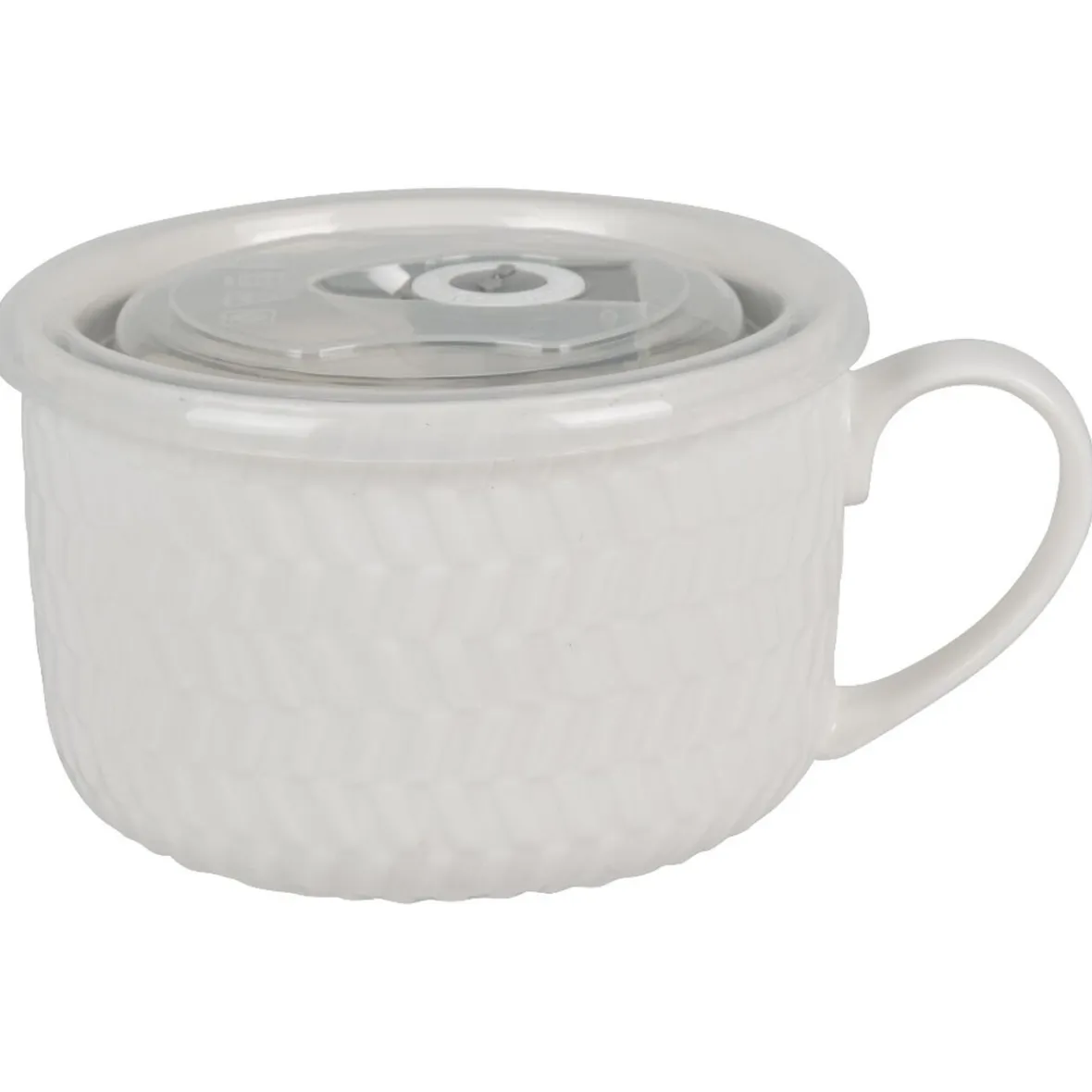 Gifi Mug à soupe et son couvercle| Vaisselle Et Accessoires De Table